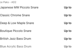 XLN Audio Addictive Drums- Kit Pieces
